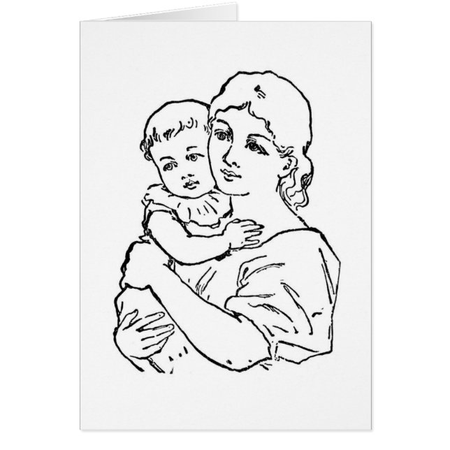 Cartão Mãe e Filho (Frente)