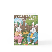 Mãe e Pai do felz pascoa