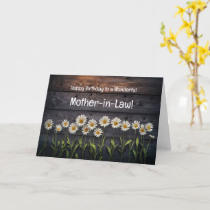 Cartão Mãe em Direito Feliz Aniversário Flores de Margari