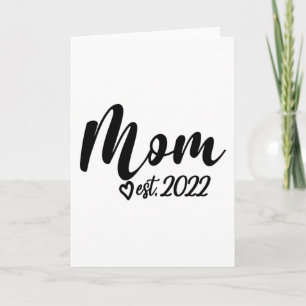 Cartão Mãe Est. 2022, Esposa, Mamãe, Dia das Mães