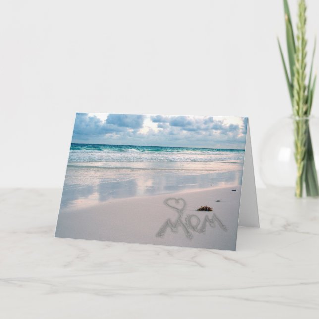 Cartão Mãe, Eu Te Amo (Frente)