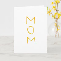 Mãe, Eu Te Amo. Escrita manual para crianças. Dia 
