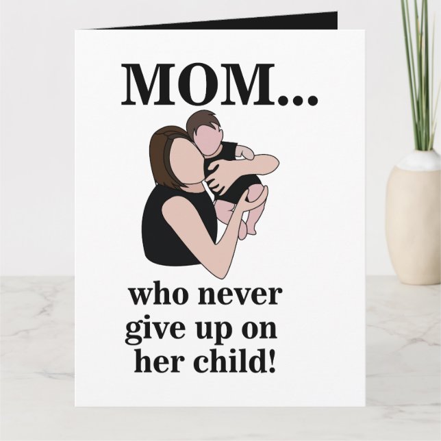 Cartão Mãe Filho Mãe Mamãe (Frente)