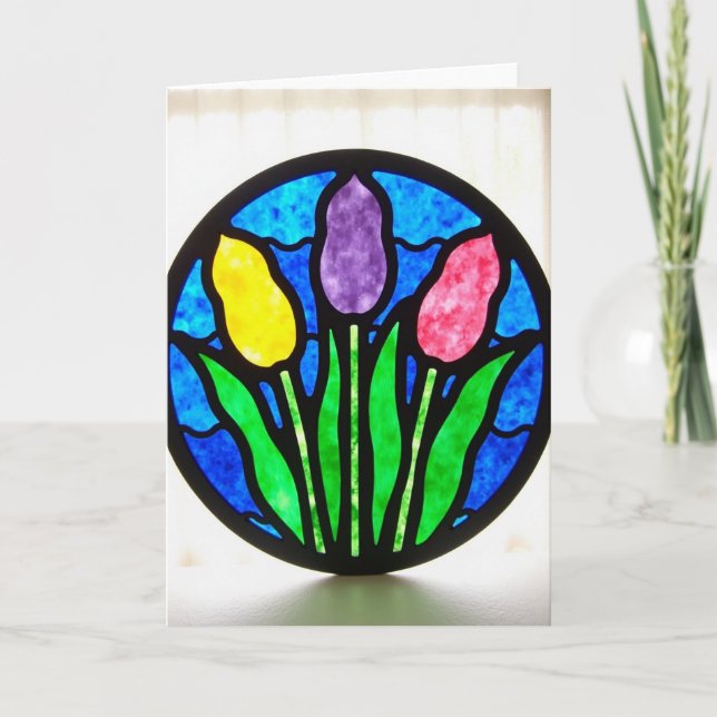 Cartão Mãe Flor Radiante (Frente)