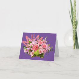 Cartão Mãe! Flores