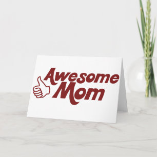 Cartão Mãe incrível para Dia de as mães
