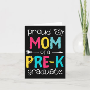 Cartão Mãe Mãe Prek Família Preschool Correspondendo Grad