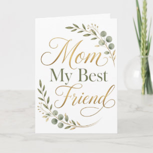 Cartão Mãe Minha Melhor Amiga Dia das Mães
