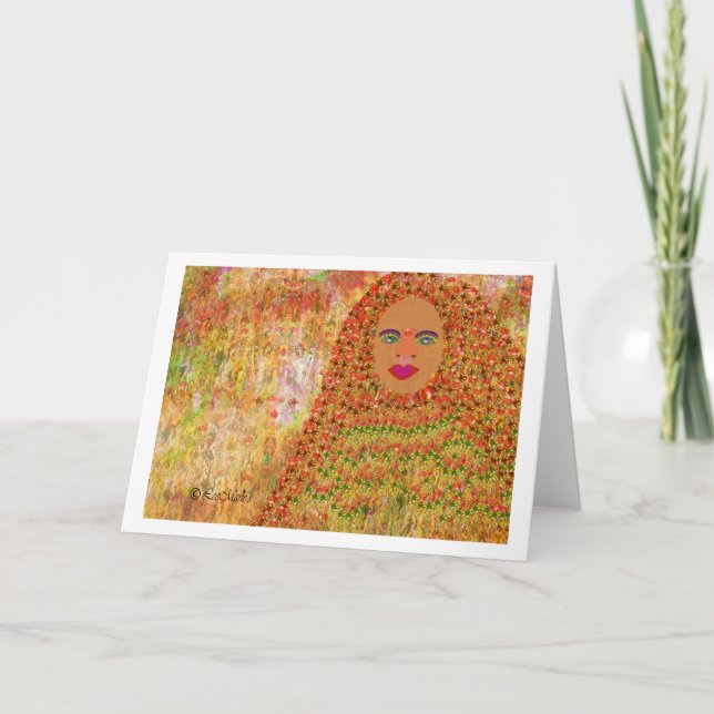 Cartão Mãe natureza LeeMarie é Design criativa (Frente)