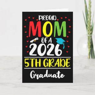 Cartão Mãe Orgulhosa e Divertida de um Graduado da Turma