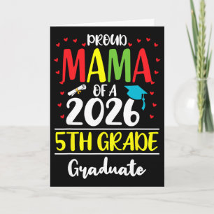 Cartão Mãe Orgulhosa e Divertida de um Graduado da Turma