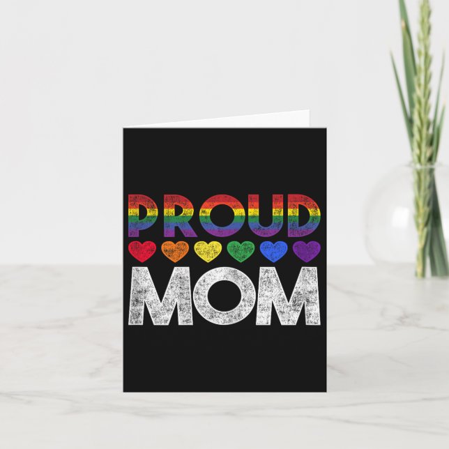 Cartão Mãe Orgulhosa Lgbt (Frente)