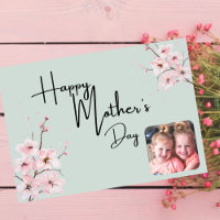 MÃE para imagem minimalista da cerejeira da mãe