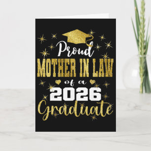 Cartão Mãe Política Super Orgulhosa do Graduado de 2026 G