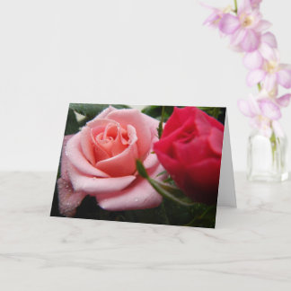 Cartão Mãe Que Te Adoramos Dia de as mães Rosa vermelha R