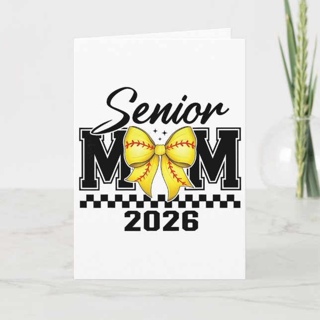Cartão Mãe Sênior Groovy Softll Cl De 2026 Coquette Bow M (Frente)