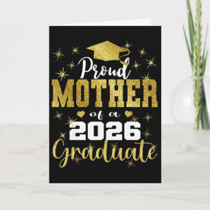 Cartão Mãe Super Orgulhosa da Formanda de 2026 Graduada S