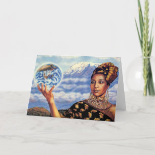 Cartão Mãe Terra por Lisa Iris