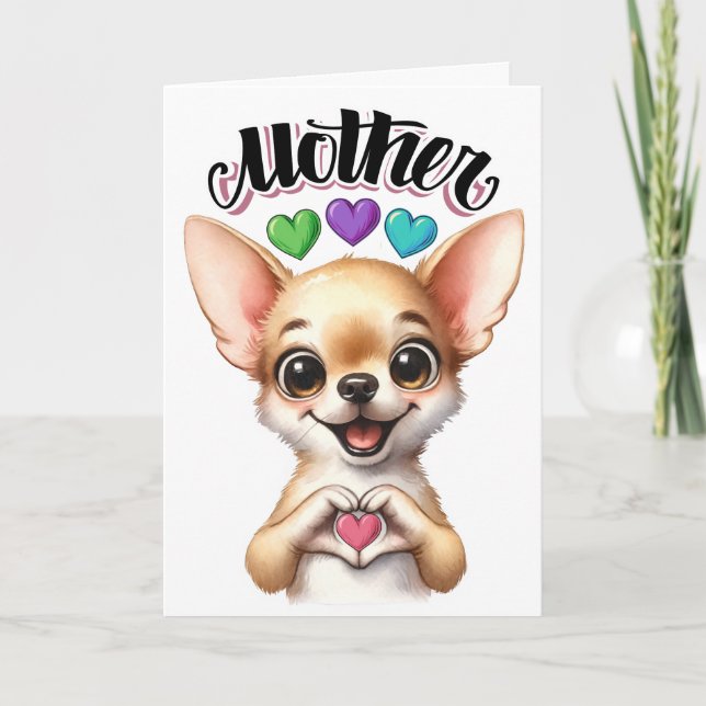 Cartão MÃE - Veja Dentro. (Frente)