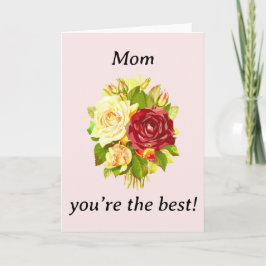 Cartão Mãe, você é a melhor