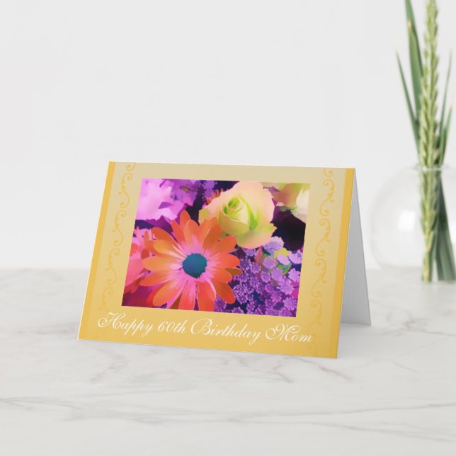 Cartão Mães de 60 anos (Frente)