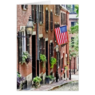 Cartão Mães de Boston - Acorn Street