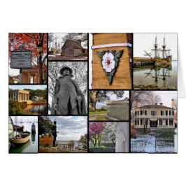 Cartão Mães de Plymouth históricas