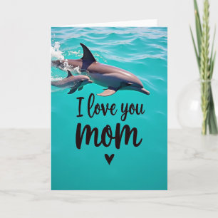Cartão Mães do Mar Turquesa Carta de Amor