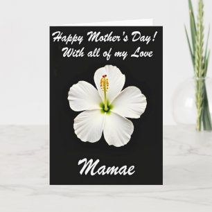 Cartão Mães Florada Branca Luminosa