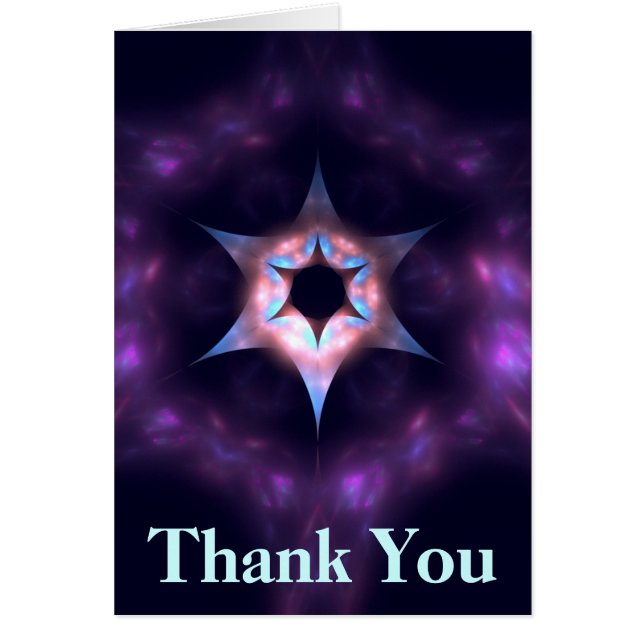 Cartão Magen Dalet Obrigado (Frente)