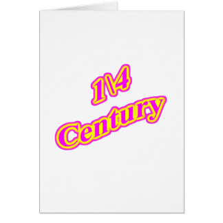 Cartão magenta de 1 \ 4 séculos