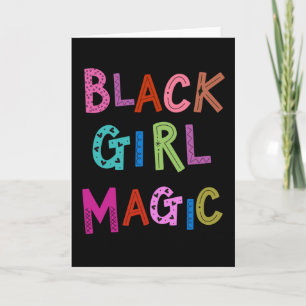 Cartão Magia de Menina Preta Rainhas Negras Princesas Cri