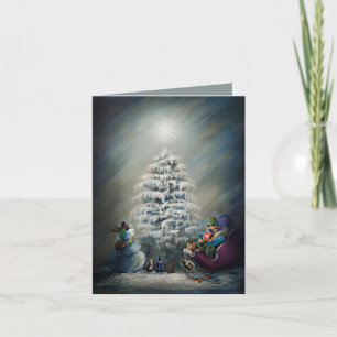 Cartão Magia de Natal à Meia-Noite
