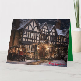 Cartão Magia de Natal Rústico