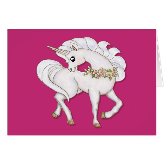 Cartão Magia do Unicórn (Frente Horizontal)