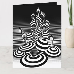 Cartão Magic Mushrooms large Greetings card