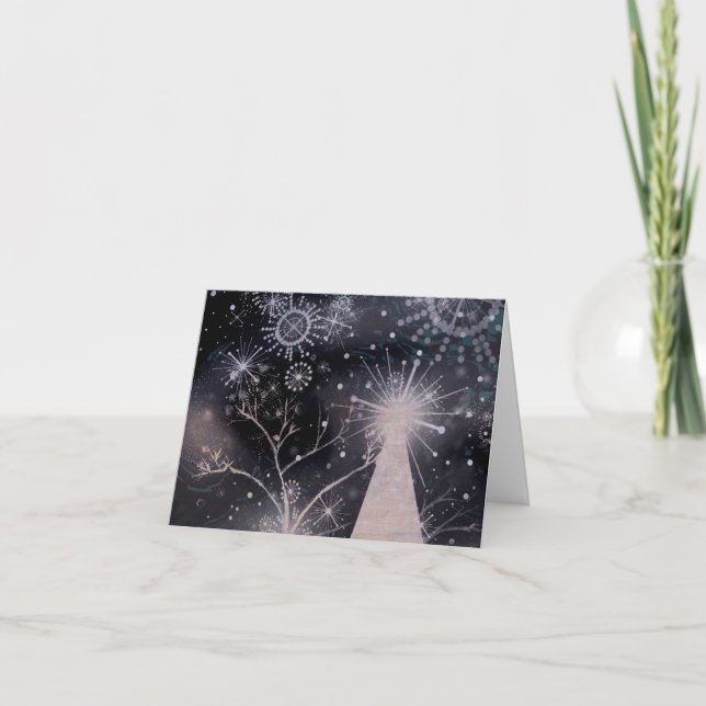 Cartão mágica de ano novo (Frente)