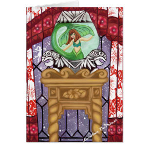 Cartão Mágica feericamente pacífica