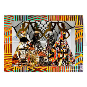 Cartão Mágica Menina Negra