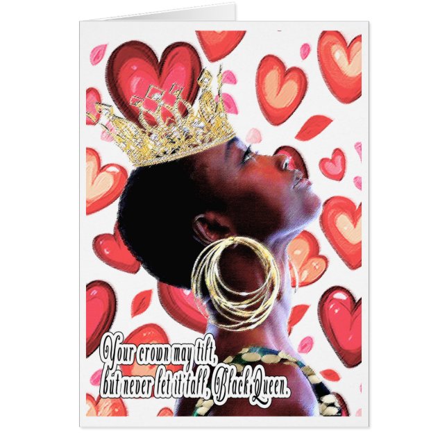 Cartão Mágica Menina Negra (Frente)