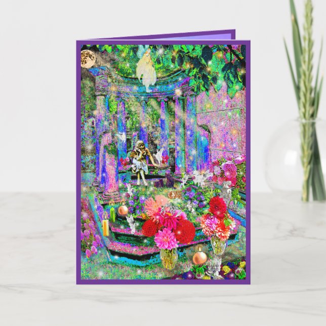 Cartão Mágica na Lua - sem mensagem (Frente)