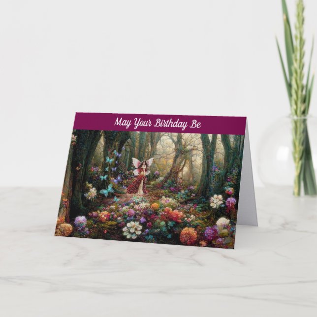 Cartão Magical Birthday Greeting Card (Frente)