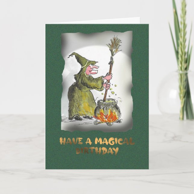 Cartão Magical Brthday (Frente)