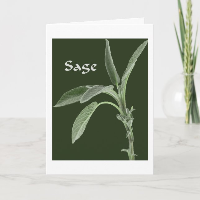 Cartão Magical Plants - Sage Card (Frente)