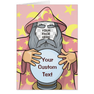 Cartão Mágico com a sua cara