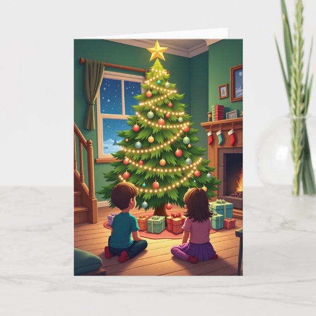 Cartão Mágico de Natal para Crianças (Frente)