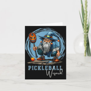 Cartão Mágico de pickleball arte engraçado de esportes de