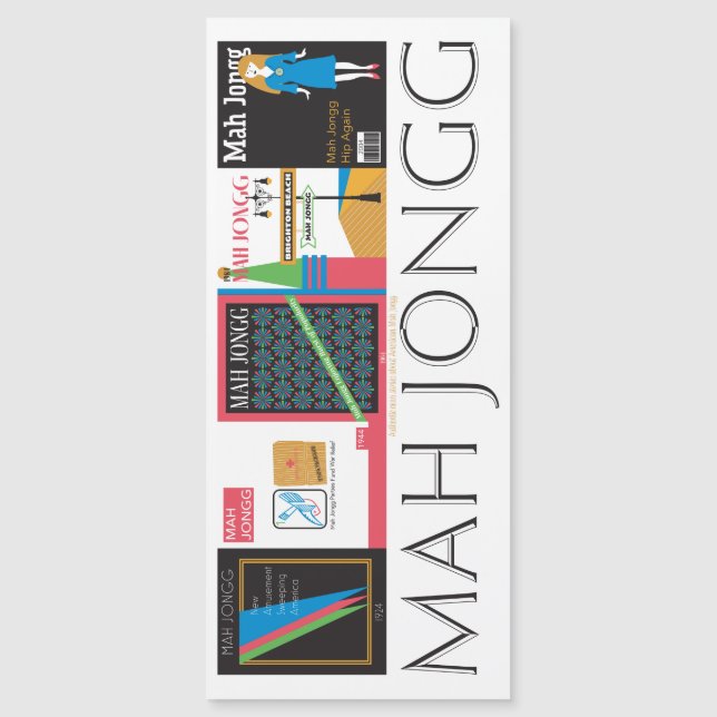 Cartão Magnet Mah Jongg (Frente)