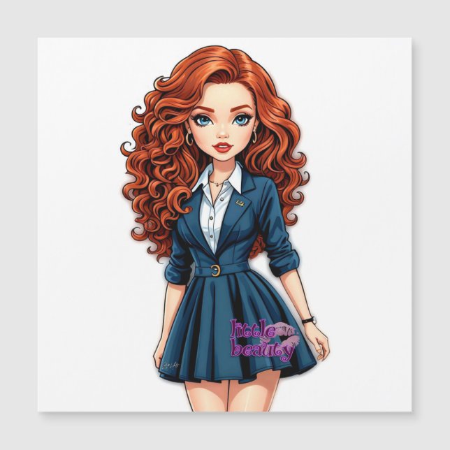 Cartão Magnético de Bela Pequena (Frente)