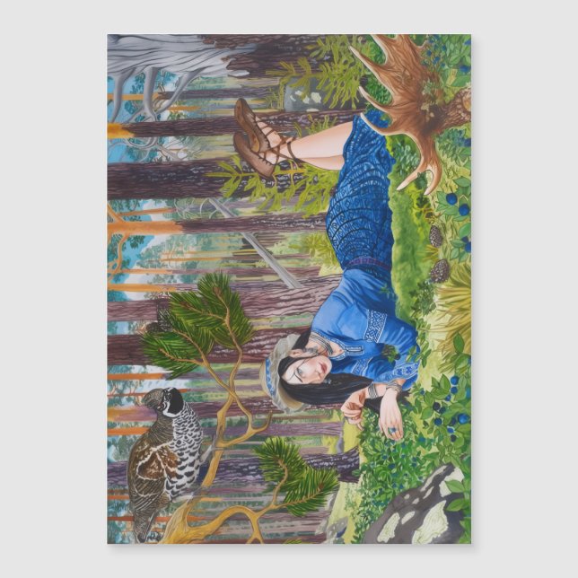 Cartão Magnético de Blueberry (Frente)